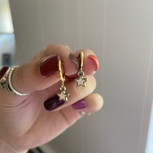 Handmade star earrings!!
